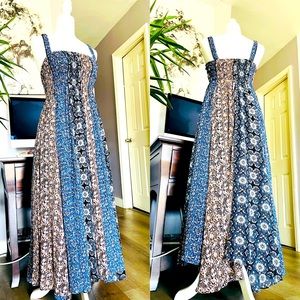 FREE PEOPLE Come Together Maxi Dress (Black Combo)